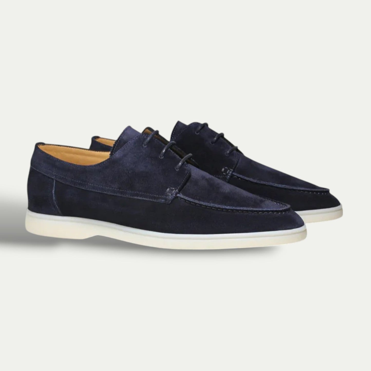 Louis| Neformálne topánky – Semišové mokasíny s elegantnými šnúrkami