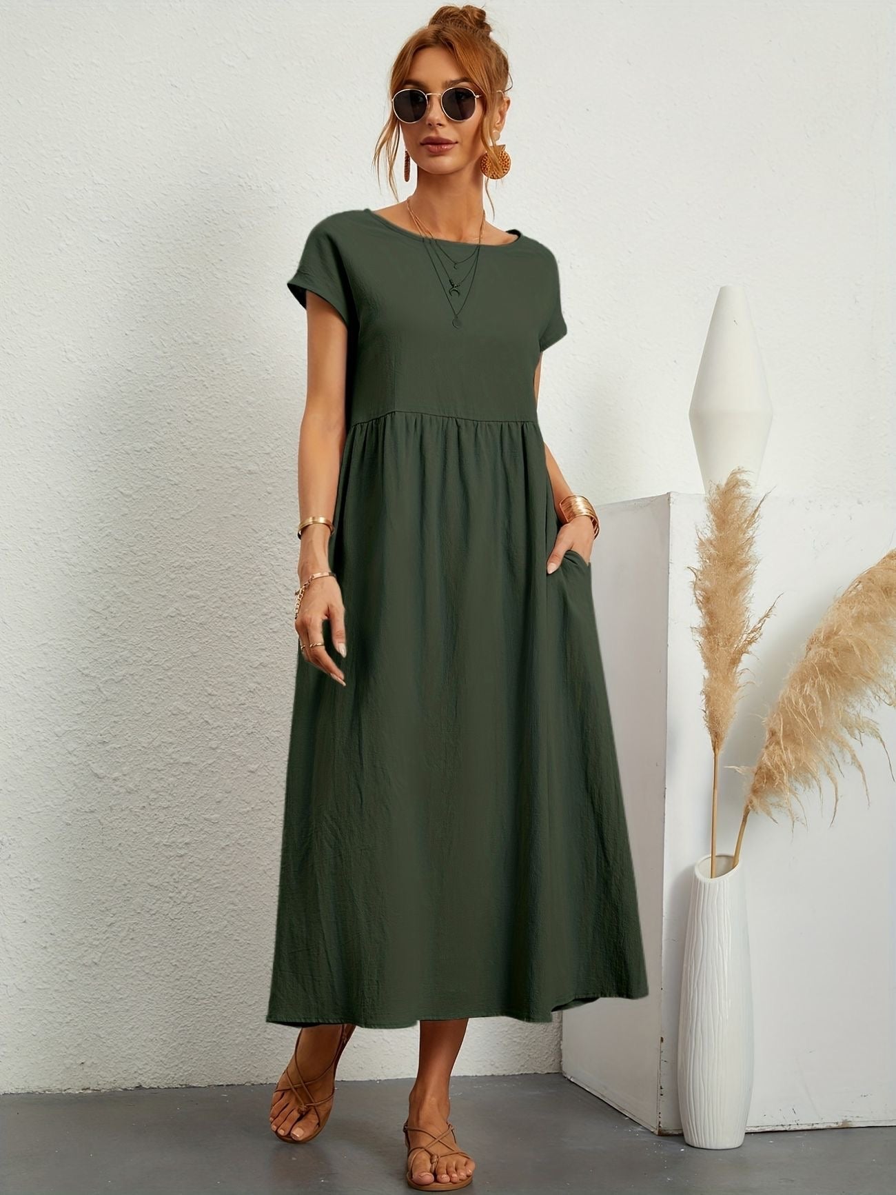Elsa | Lang Kjole Dame For En Avslappet Eleganse