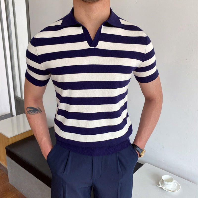 Divino | Polo Col V - Stile e Semplicità