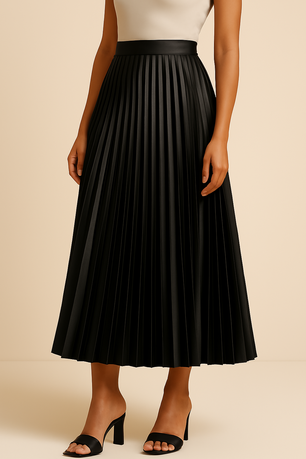Céline | Gonna Plissettata Alta in Vita – Eleganza e Silhouette Sublimata