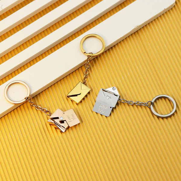 Léna | Secret Letter Jewel – Necklace or Keychain