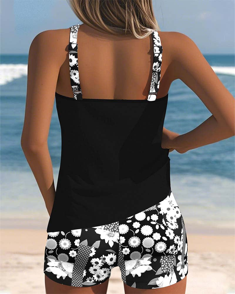 Samira | Ensemble Strand Frau - Blumenstil