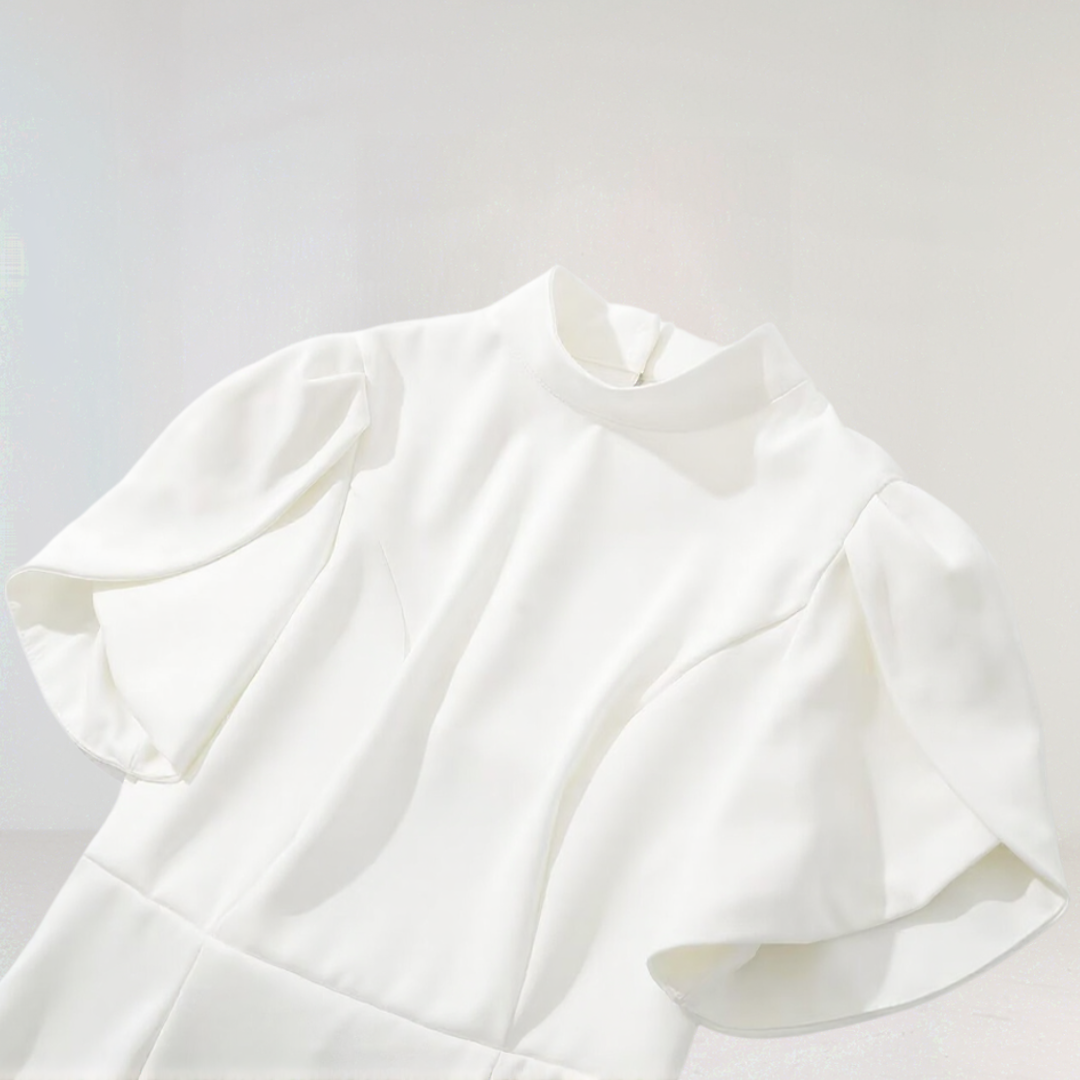 Dario | Elegantes Mini-Kleid – Puffärmel und feminine Silhouette