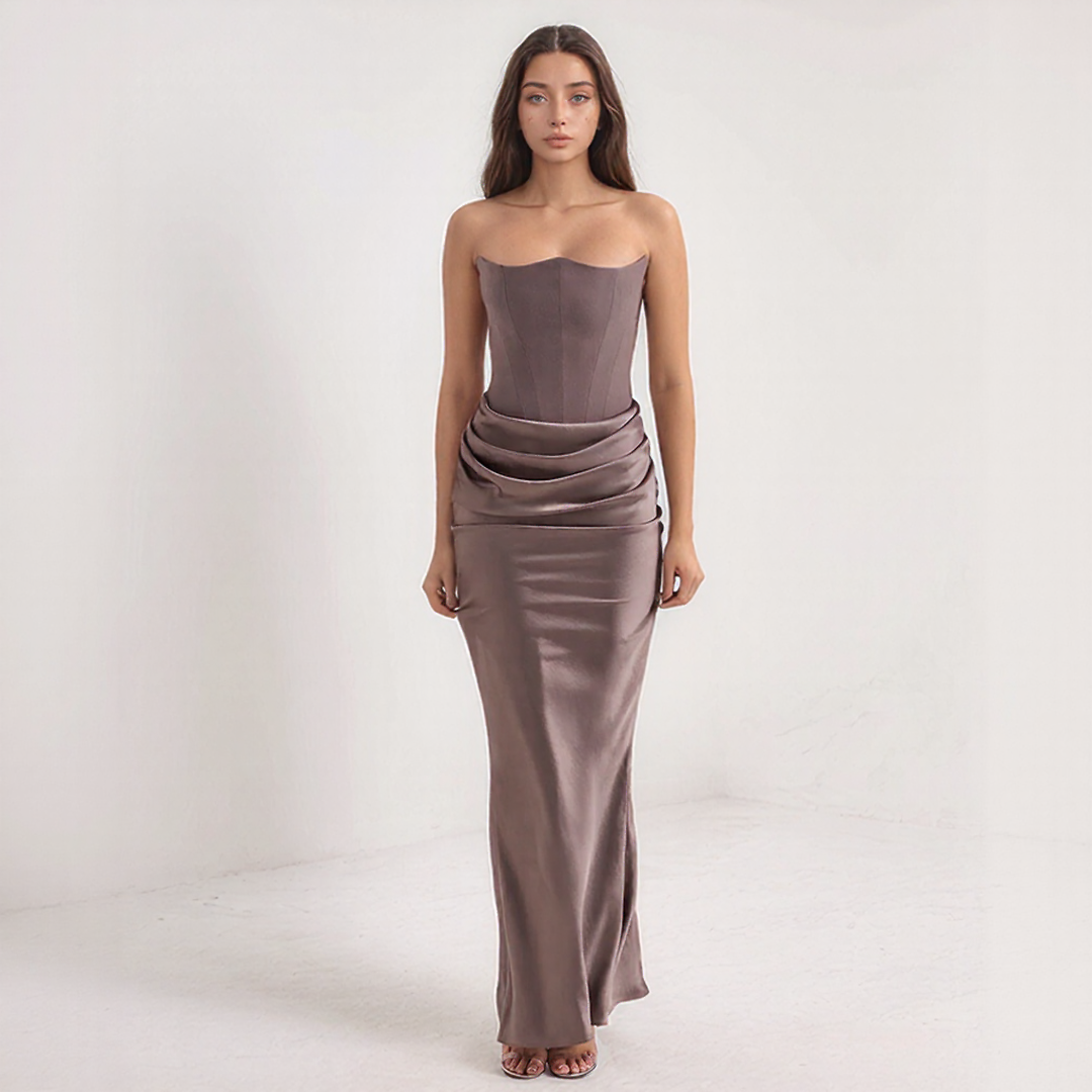 Fadel | Elegante Korsettkleid – Maximale Länge und raffinierter Stil