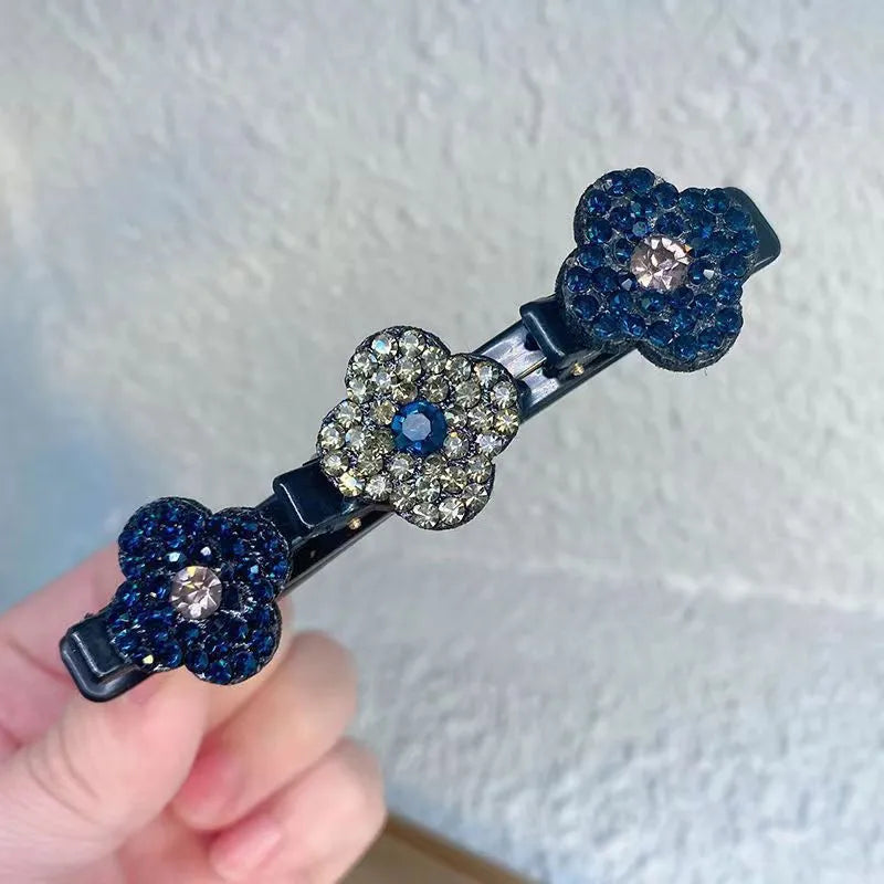 Josée | Hårbøjle Blomst Strass Elegant