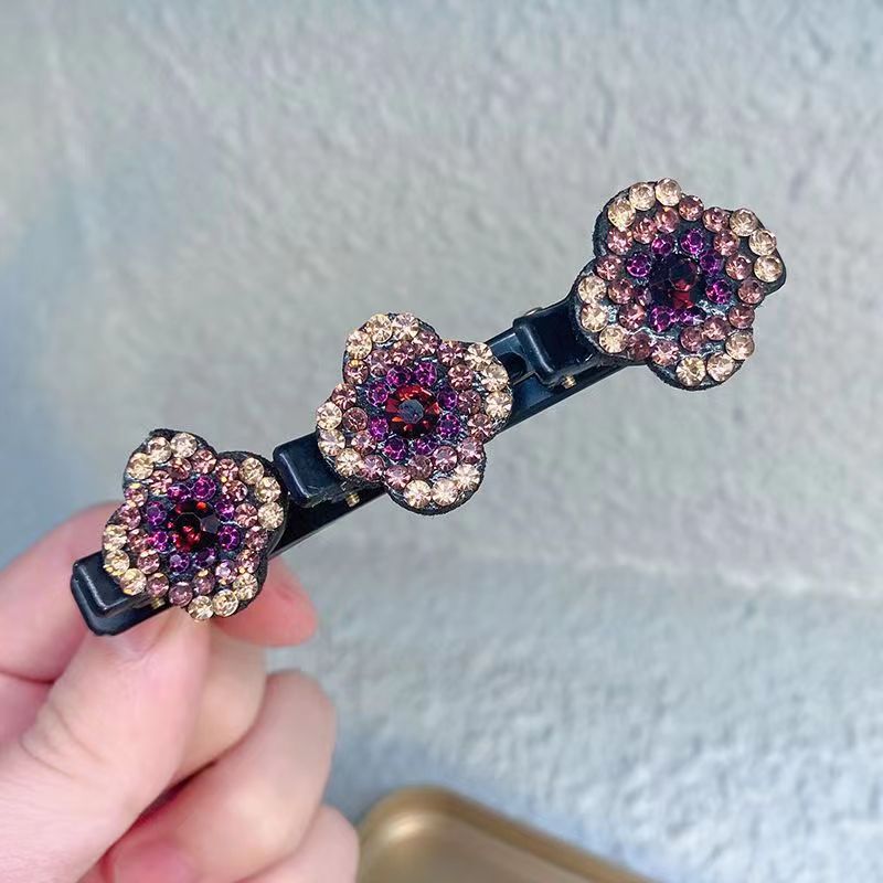Josée | Hårbøjle Blomst Strass Elegant
