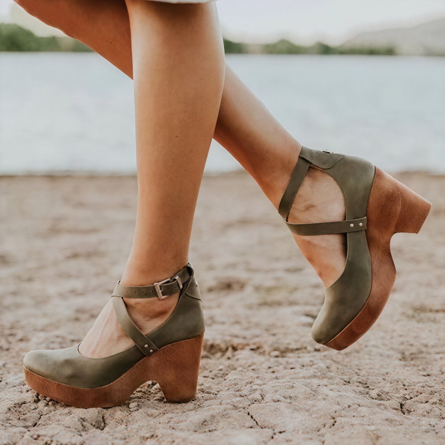 Sarah | Sandalen mit breitem Absatz – Stabilität und trendiger Look