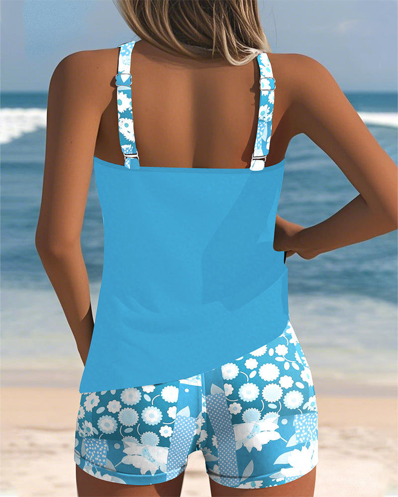 Samira | Ensemble Strand Frau - Blumenstil