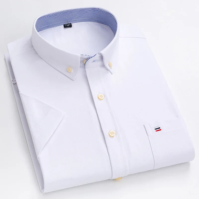 Merlin | Camisa Casual y Elegante de Manga Corta 