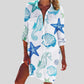 Olivia | Vestido Botonado de Verano con Mangas Largas 