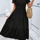 Sophie | Chic Bohemian Dress with Short Sleeves 