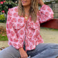 Nina | Bluse Elegant med Blomsterdesign 