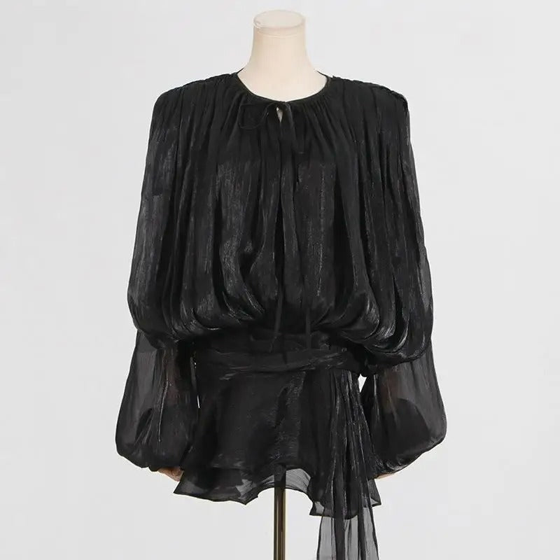 Audrey | Mini-Robe Décontractée – Look Bohème Et Manches Flottantes