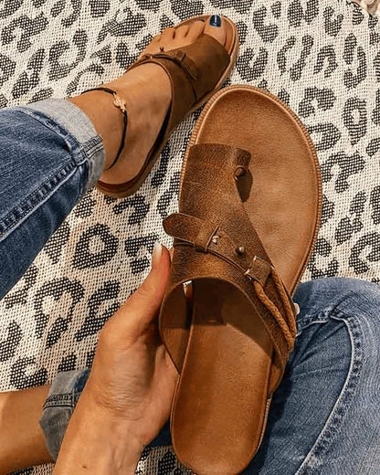 Cloé | Sandalias de Verano para Mujer – Diseño Cruzado y Elegante 