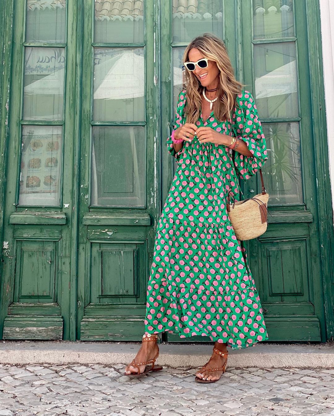 Paloma | Lång Ample Klänning - Sommarlook Och Total Avkoppling 