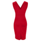Elora | Abito Midi Elegante – Scollatura a V e Taglio Sottile Fisarmonica 