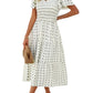 Sophie | Chic Bohemian Dress with Short Sleeves 