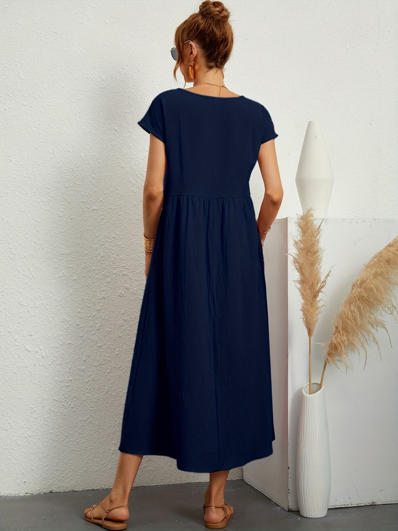 Elsa | Lang Kjole Dame For En Avslappet Eleganse 
