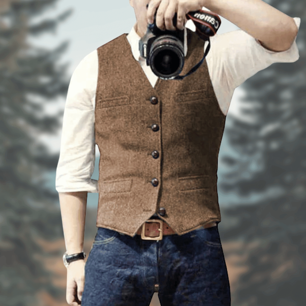 Alvin | Fitted Sleeveless Vest for a Chic Look 