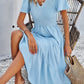 Sophie | Chic Bohemian Dress with Short Sleeves 