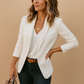 Élise | Blazer i färg med lång och elegant skärning 
