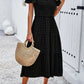 Sophie | Chic Bohemian Dress with Short Sleeves 