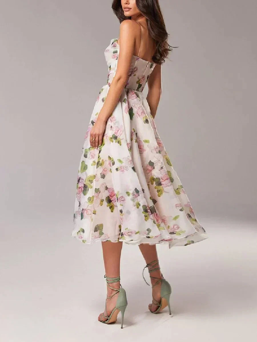 Hanaé | Rochie Midi – Croială Structurată Și Eleganță Afirmată 
