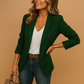 Élise | Blazer i färg med lång och elegant skärning 