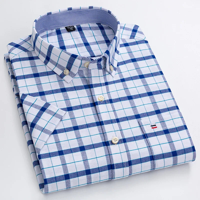 Merlin | Camisa Casual y Elegante de Manga Corta 