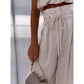 Marine | Ensemble Chic – Top Asimmetrico e Pantaloni Fluidi 
