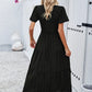 Sophie | Chic Bohemian Dress with Short Sleeves 