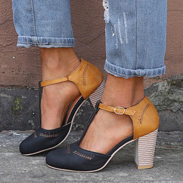 Clara | Pantofi cu Toc – Confort și Stil Retro 