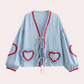 Claire | Camicia Dettaglio Cuore E Tocco Romantico 