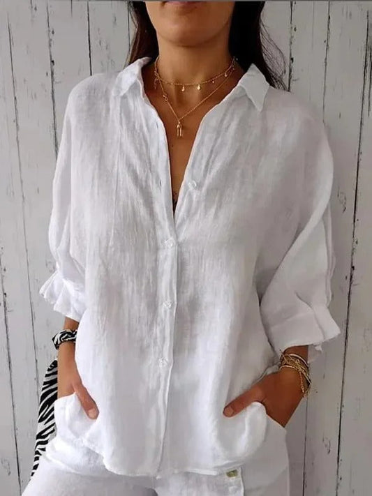 Nina | Chemise Casual – Élégance Discrète Pour Le Quotidien