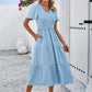 Sophie | Chic Bohemian Dress with Short Sleeves 