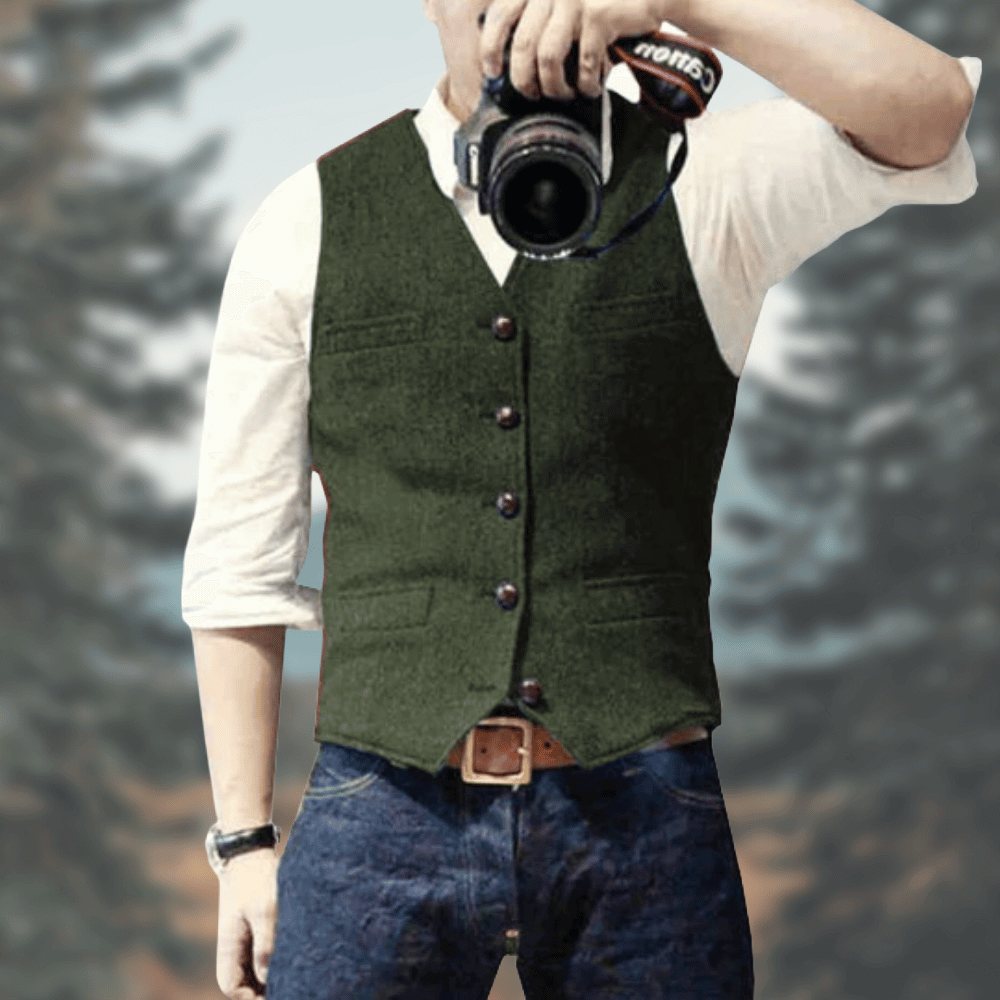 Alvin | Fitted Sleeveless Vest for a Chic Look 