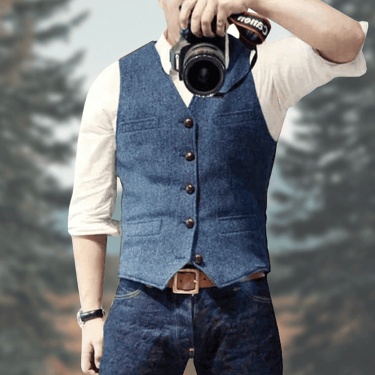 Alvin | Justerbar Uten Ermer Vest For Et Chic Utseende 