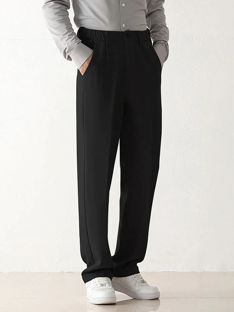 Georges | Pantaloni da Costume Casual – Tessuto Leggero e Finitura Classica 