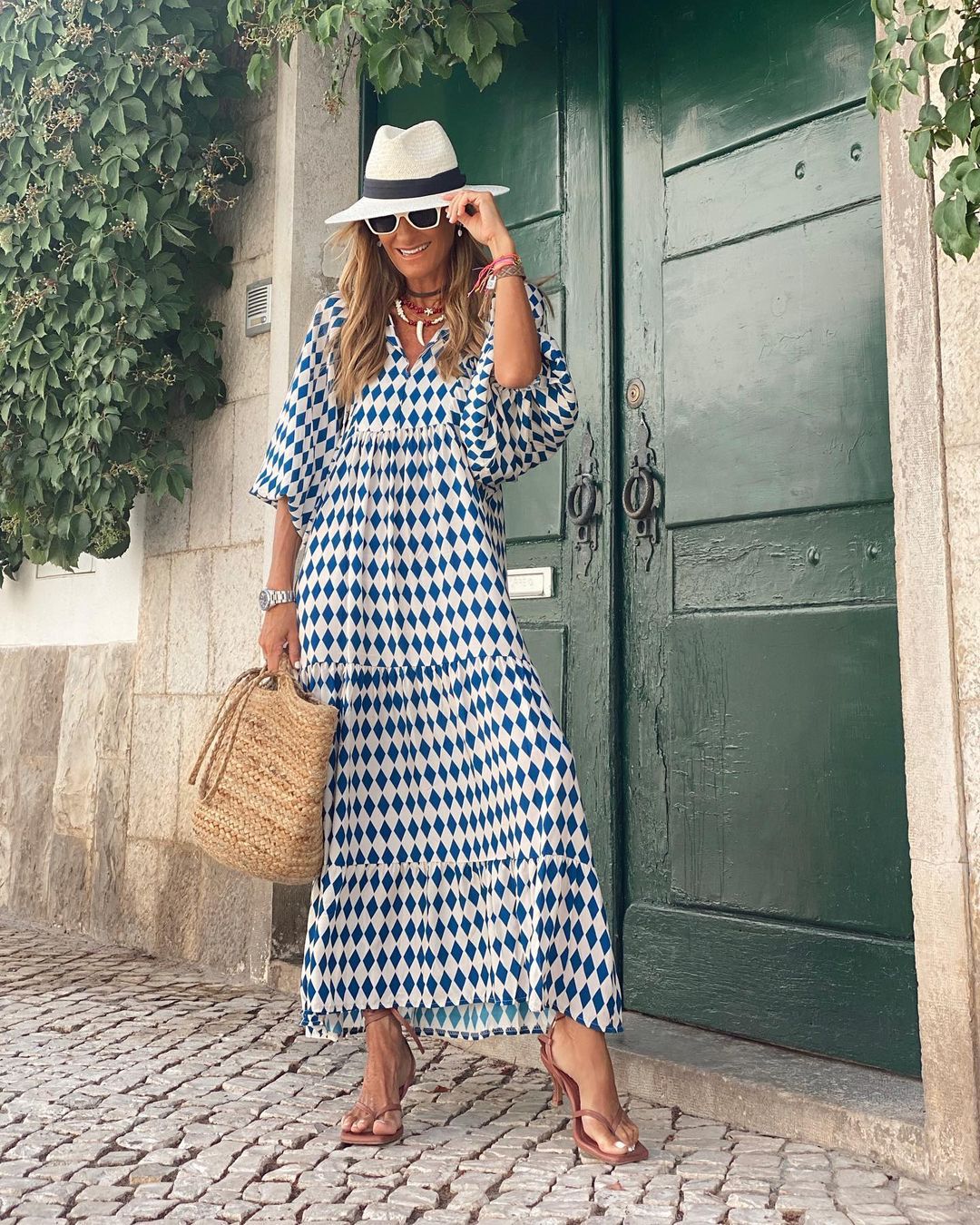 Paloma | Lång Ample Klänning - Sommarlook Och Total Avkoppling 
