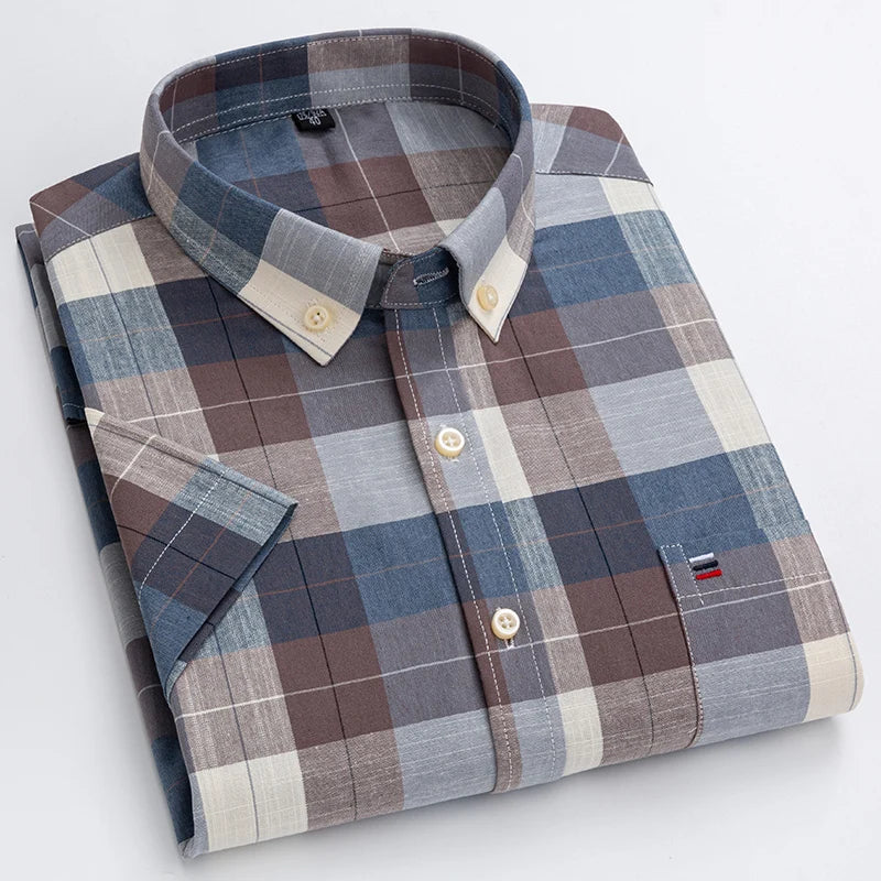 Merlin | Camisa Casual y Elegante de Manga Corta 