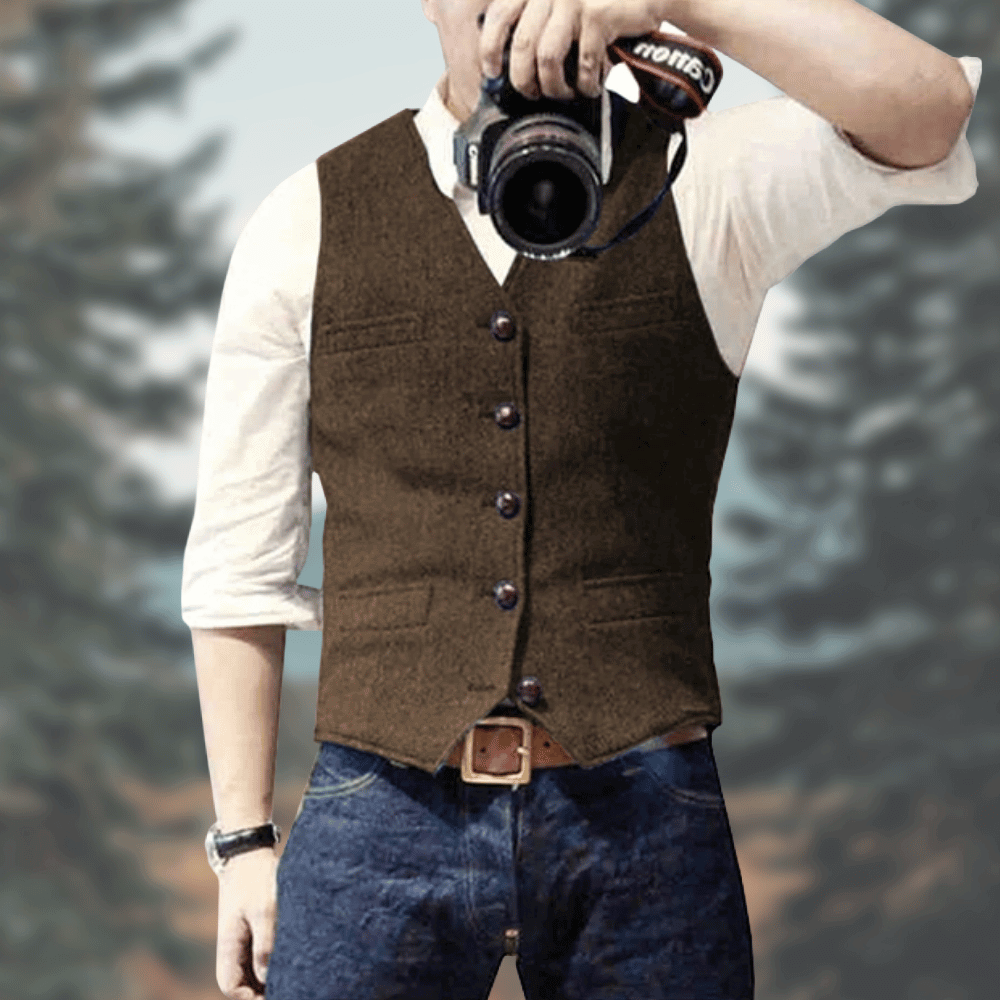 Alvin | Fitted Sleeveless Vest for a Chic Look 