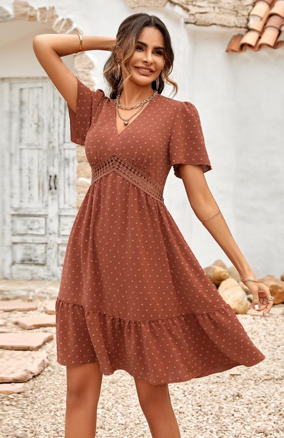 Denise | Abito Fluido – Eleganza Informale Quotidiana 