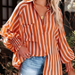 Lamia | Chemisier Ample Femme – Rayures Chic Et Style Décontracté