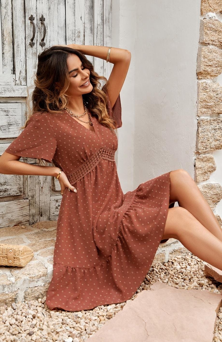 Denise | Abito Fluido – Eleganza Informale Quotidiana 