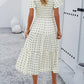 Sophie | Chic Bohemian Dress with Short Sleeves 