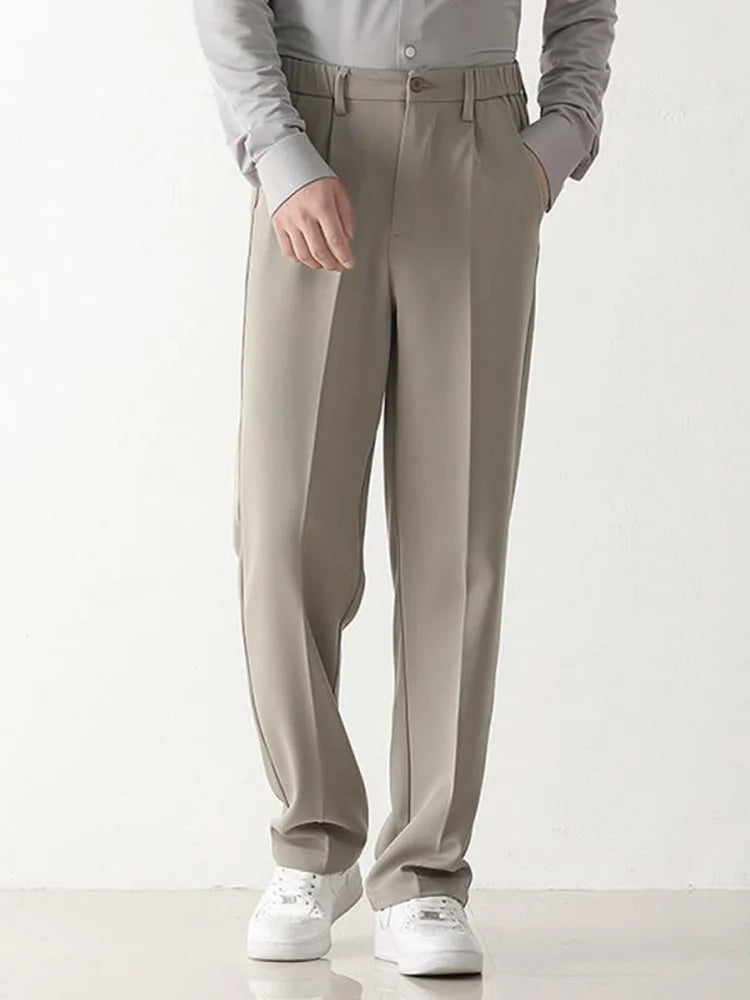 Georges | Pantaloni da Costume Casual – Tessuto Leggero e Finitura Classica 