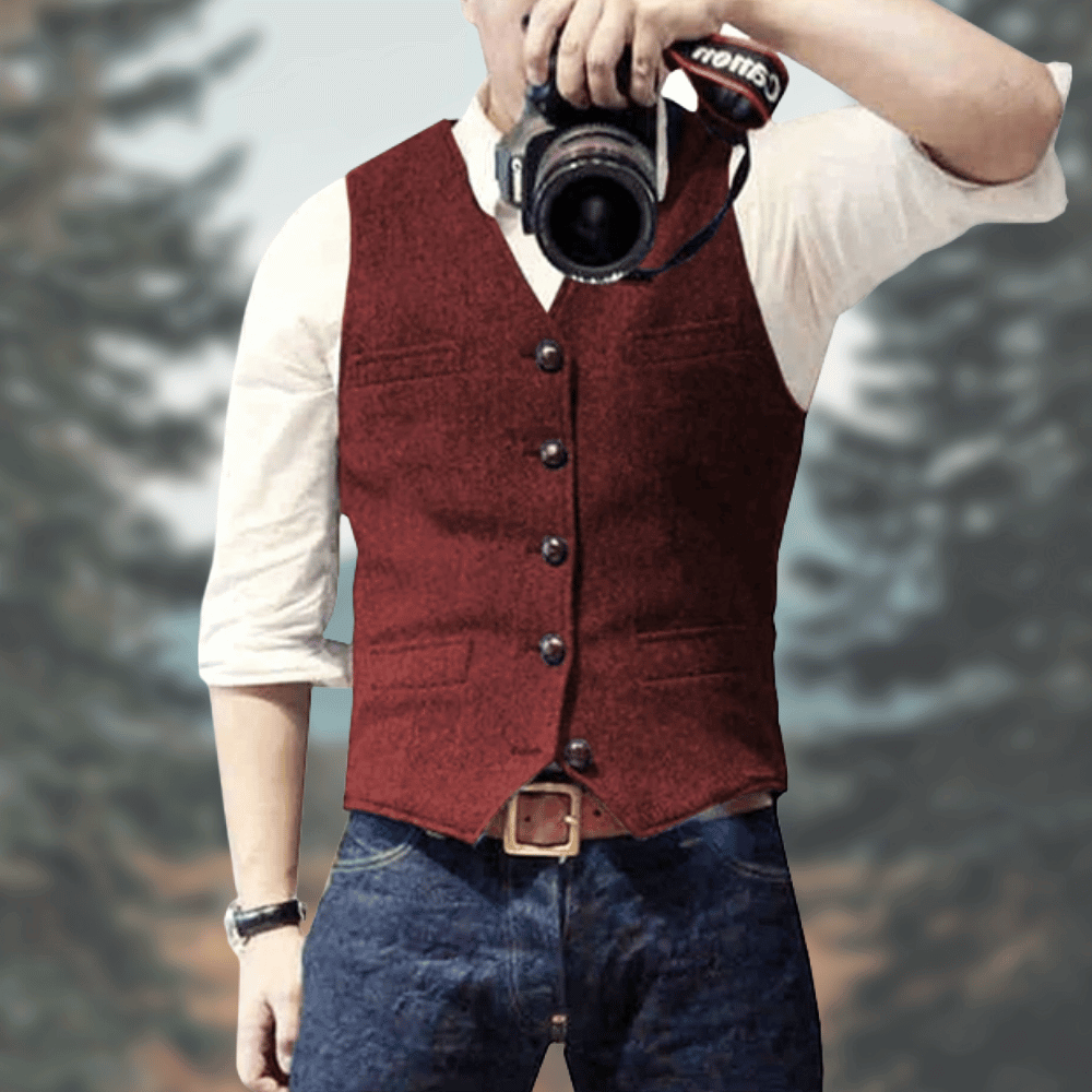Alvin | Fitted Sleeveless Vest for a Chic Look 
