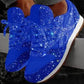 Wiam-Pink | Shiny Casual Shoes – Everyday Style with a Sparkling Touch 