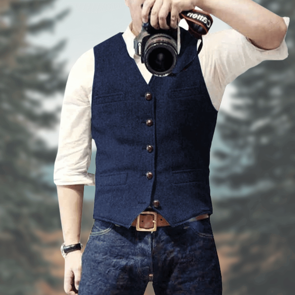 Alvin | Fitted Sleeveless Vest for a Chic Look 