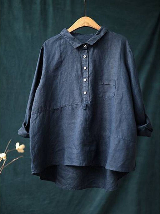 Iris | Chemise Femme À Manches Longues – Élégance Décontractée